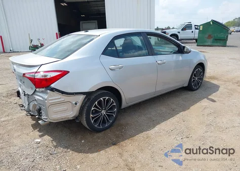2016 Toyota Corolla S Premium z USA, uszkodzony, nr VIN 2T1BURHE5GC618948
